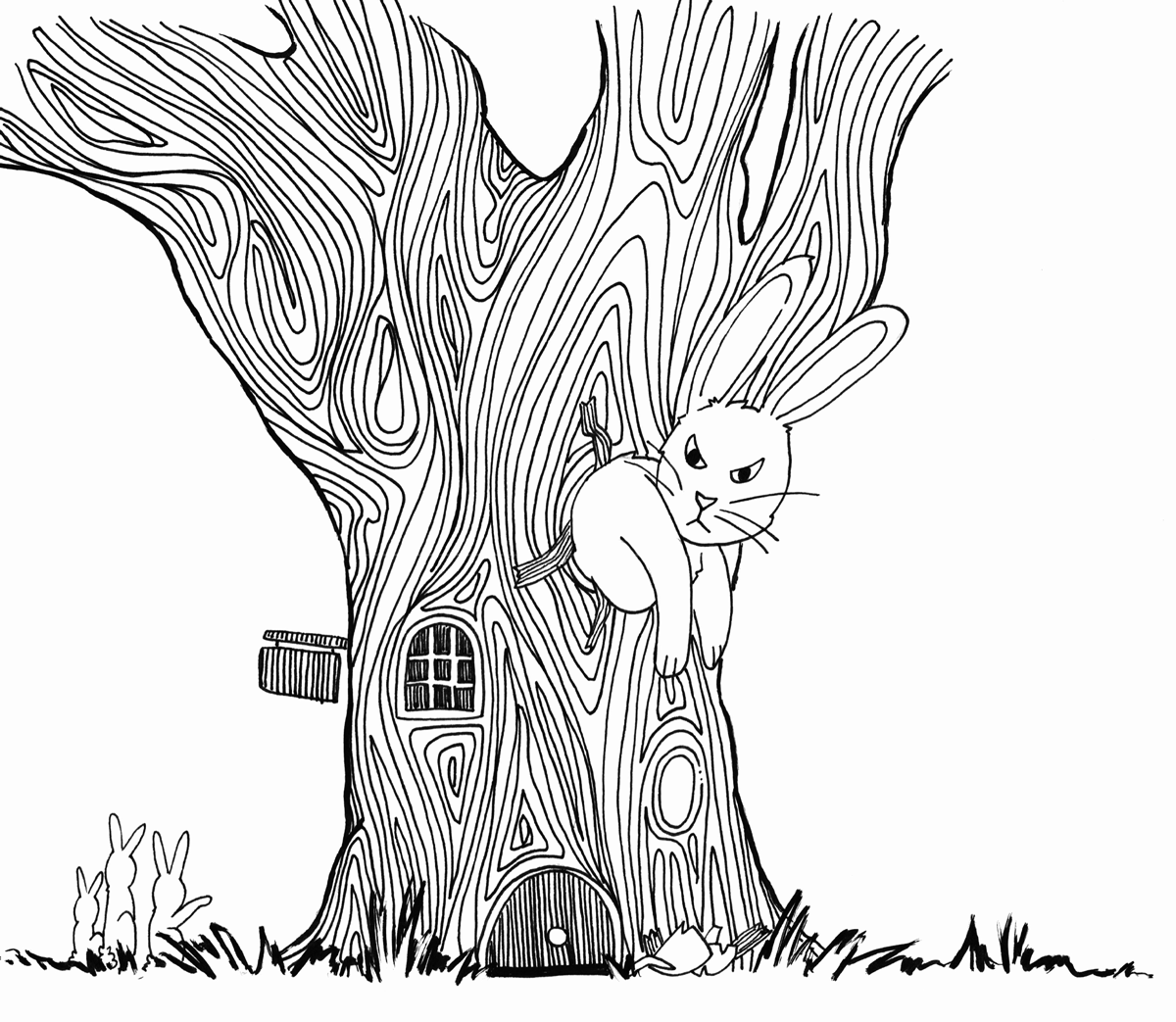 Ooster Bunny – Children’s Book Illustration